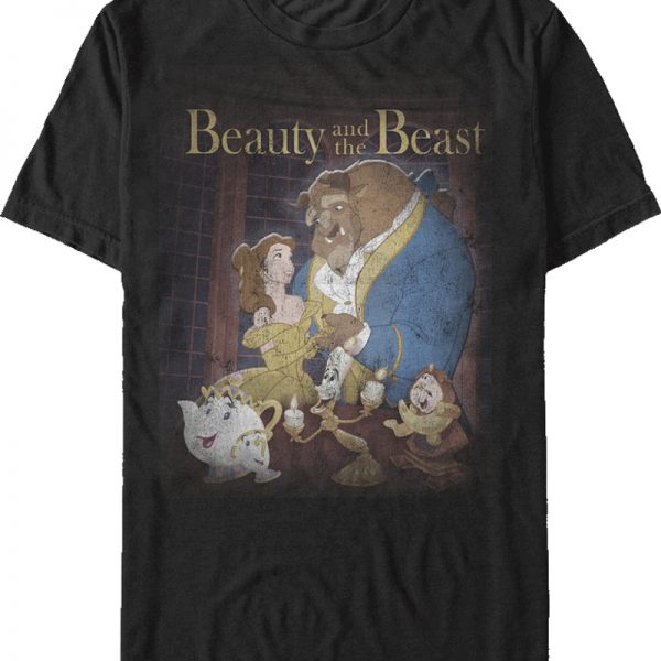 Beauty And The Beast Poster Art T-Shirt 90S3003 Small Official 90soutfit Merch