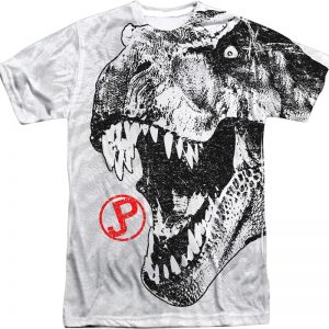 Big Print Jurassic Park T-Shirt 90S3003 Small Official 90soutfit Merch