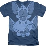 Big Print Pink And The Brain Animaniacs T-Shirt 90S3003 Small Official 90soutfit Merch