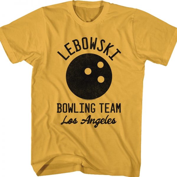 Bowling Team Big Lebowski T-Shirt 90S3003 Small Official 90soutfit Merch