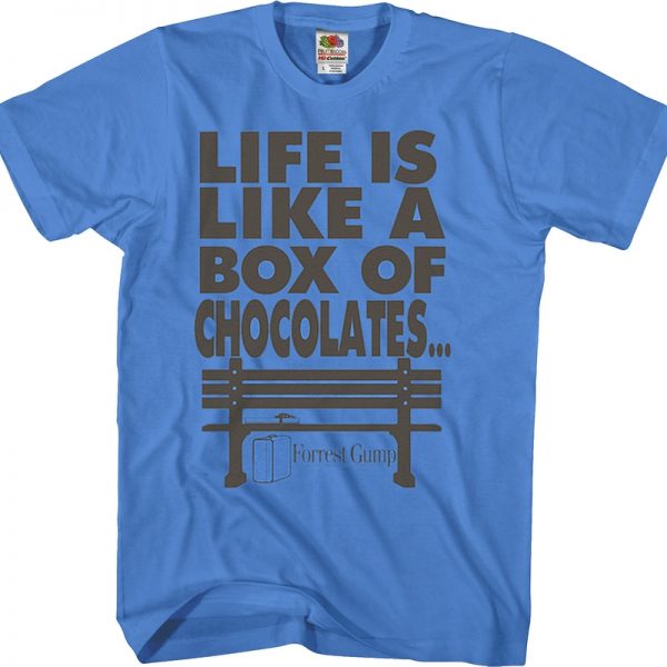 Box of Chocolates Forrest Gump T-Shirt 90S3003 Small Official 90soutfit Merch