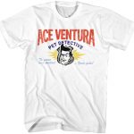 Business Card Ace Ventura T-Shirt 90S3003 Small Official 90soutfit Merch
