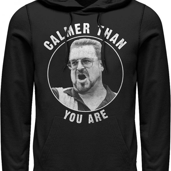 Calmer Than You Are Big Lebowski Premium Pullover Hoodie 90S3003 Small Official 90soutfit Merch
