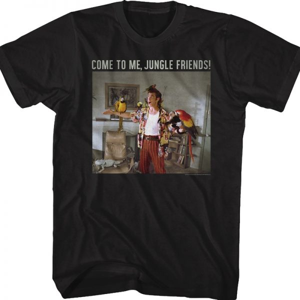 Come To Me Jungle Friends Ace Ventura T-Shirt 90S3003 Small Official 90soutfit Merch