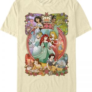 Disney Princesses T-Shirt 90S3003 Small Official 90soutfit Merch