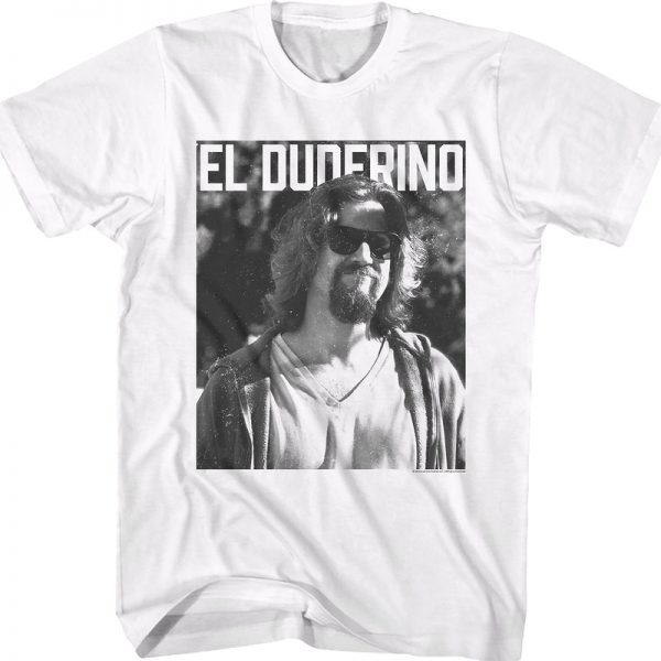 El Duderino Big Lebowski T-Shirt 90S3003 Small Official 90soutfit Merch
