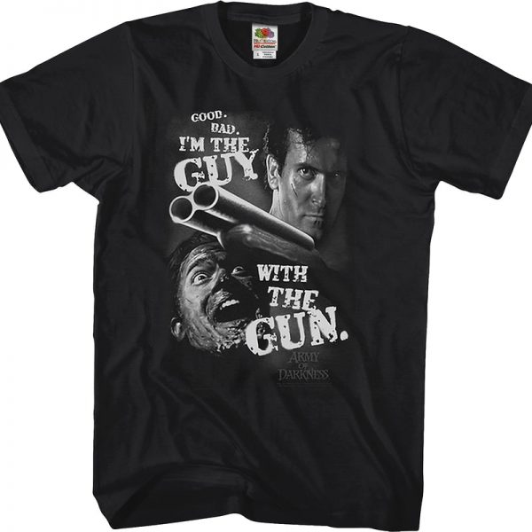Guy With the Gun Army of Darkness T-Shirt 90S3003 Small Official 90soutfit Merch