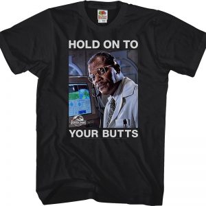 Hold On To Your Butts Jurassic Park T-Shirt 90S3003 Small Official 90soutfit Merch