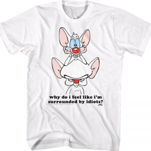 Idiots Pinky and the Brain Shirt 90S3003 Small Official 90soutfit Merch