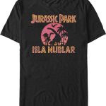 Isla Neblar Silhouettes Jurassic Park T-Shirt 90S3003 Small Official 90soutfit Merch