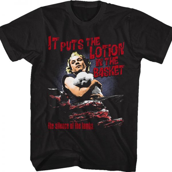 It Puts the Lotion in the Basket Silence of the Lambs T-Shirt 90S3003 Small Official 90soutfit Merch