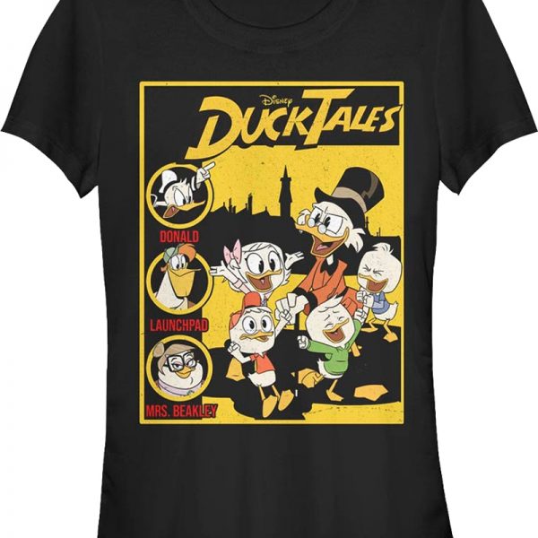 Ladies Main Cast And Supporting Characters DuckTales Shirt 90S3003 Small Official 90soutfit Merch