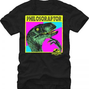 Jurassic Park Philosoraptor T-Shirt 90S3003 Small Official 90soutfit Merch