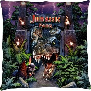 Jurassic Park Throw Pillow 90S3003 None Official 90soutfit Merch