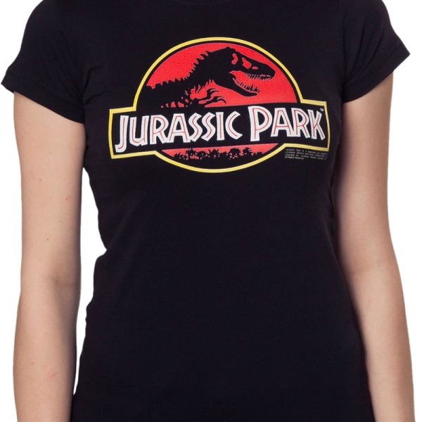 Ladies Jurassic Park Logo Shirt 90S3003 Small Official 90soutfit Merch