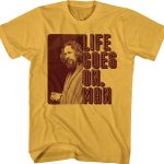 Life Goes On Big Lebowski T-Shirt 90S3003 Small Official 90soutfit Merch