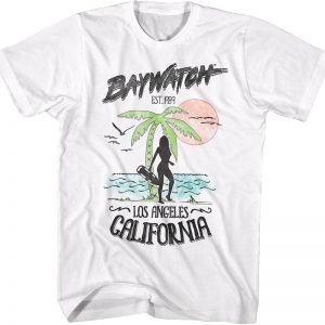 Los Angeles Baywatch T-Shirt 90S3003 Small Official 90soutfit Merch