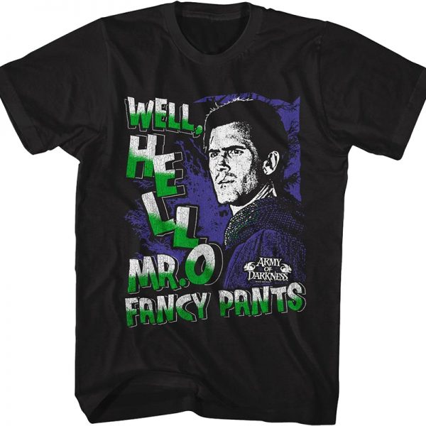 Mr. Fancy Pants Army Of Darkness T-Shirt 90S3003 Small Official 90soutfit Merch