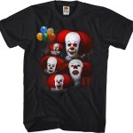 Pennywise Clown Collage IT Shirt 90S3003 Small Official 90soutfit Merch
