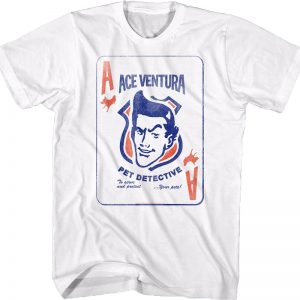 Playing Card Ace Ventura T-Shirt 90S3003 Small Official 90soutfit Merch