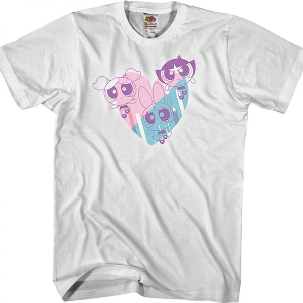 Powerpuff Girls Heart T-Shirt 90S3003 Small Official 90soutfit Merch