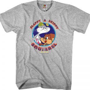 Slappy and Skippy Squirrel Animaniacs T-Shirt 90S3003 Small Official 90soutfit Merch