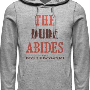 The Dude Abides Big Lebowski Hoodie 90S3003 Small Official 90soutfit Merch