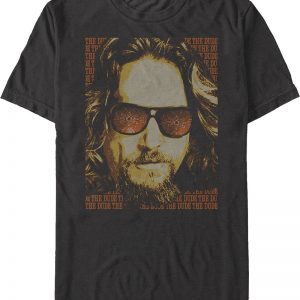 The Dude Big Lebowski T-Shirt 90S3003 Small Official 90soutfit Merch