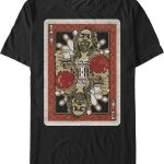 The Dude Playing Card Big Lebowski T-Shirt 90S3003 Small Official 90soutfit Merch