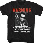Warning Ace Ventura T-Shirt 90S3003 Small Official 90soutfit Merch