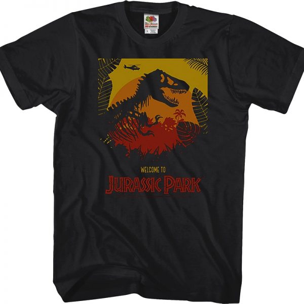 Welcome To Jurassic Park T-Shirt 90S3003 Small Official 90soutfit Merch