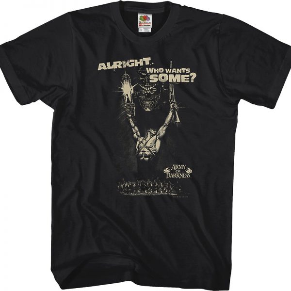 Who Wants Some Army of Darkness T-Shirt 90S3003 Small Official 90soutfit Merch