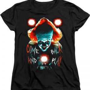 Womens Come Back And Play IT Chapter Two Shirt 90S3003 Small Official 90soutfit Merch