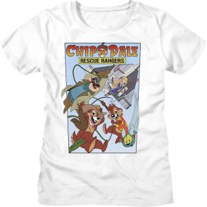 Womens Comic Book Cover Chip 'n Dale Rescue Rangers Shirt 90S3003 Small Official 90soutfit Merch