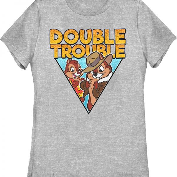 Womens Double Trouble Chip 'n Dale Rescue Rangers Shirt 90S3003 Small Official 90soutfit Merch