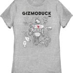 Womens Gizmoduck DuckTales Shirt 90S3003 Small Official 90soutfit Merch