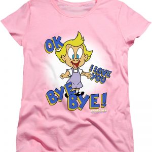 Womens Mindy OK I Love You Bye Bye Animaniacs Shirt 90S3003 Small Official 90soutfit Merch