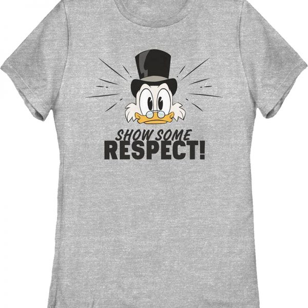 Womens Scrooge McDuck Show Some Respect DuckTales Shirt 90S3003 Small Official 90soutfit Merch
