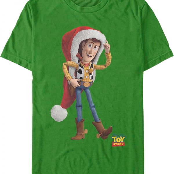 Woody's Santa Claus Hat Toy Story T-Shirt 90S3003 Small Official 90soutfit Merch