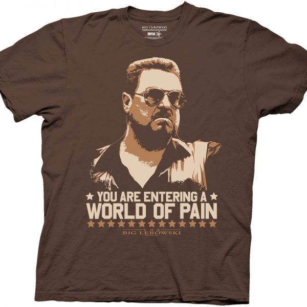 World Of Pain Big Lebowski T-Shirt 90S3003 Small Official 90soutfit Merch