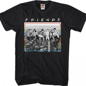 Black and White Friends T-Shirt 90S3003 Small Official 90soutfit Merch