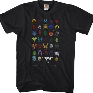 Chillin' With The Villains Mighty Morphin Power Rangers T-Shirt 90S3003 Small Official 90soutfit Merch