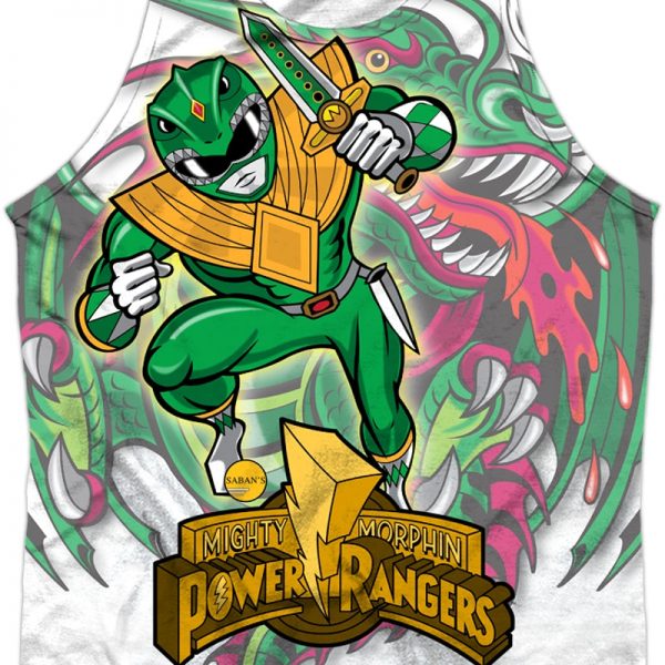 Dragonzord Mighty Morphin Power Rangers Tank Top 90S3003 Small Official 90soutfit Merch