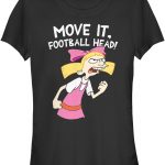 Ladies Move It Football Head Hey Arnold Shirt 90S3003 Small Official 90soutfit Merch