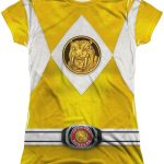 Ladies Yellow Ranger Sublimation Shirt 90S3003 Small Official 90soutfit Merch
