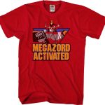 Megazord Activated Mighty Morphin Power Rangers T-Shirt 90S3003 Small Official 90soutfit Merch