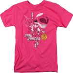 Pink Ranger Mighty Morphin Power Rangers T-Shirt 90S3003 Small Official 90soutfit Merch