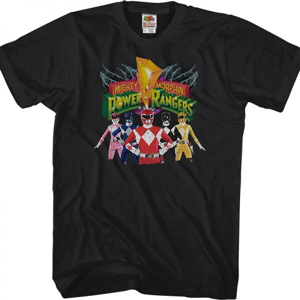 Power Rangers T-Shirt 90S3003 Small Official 90soutfit Merch