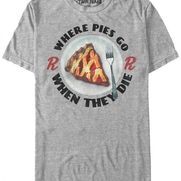 Twin Peaks Where Pies Go T-Shirt 90S3003 Small Official 90soutfit Merch