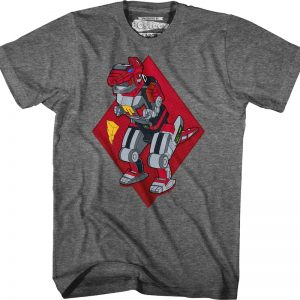 Tyrannosaurus Dinozord Mighty Morphin Power Rangers T-Shirt 90S3003 Small Official 90soutfit Merch